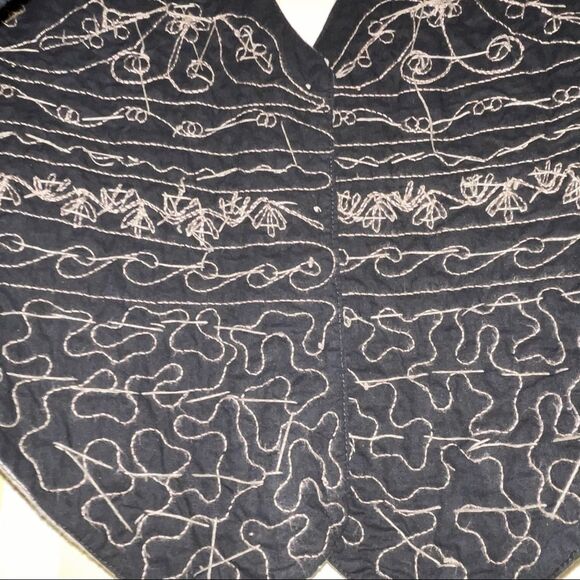 Vintage Natural wear Vision 1 textured vest with wood, shells, beads sz. - Picture 8 of 10